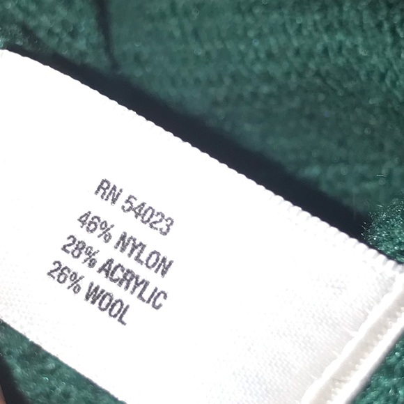 Knit Cowl neck green sweater - Picture 6 of 8